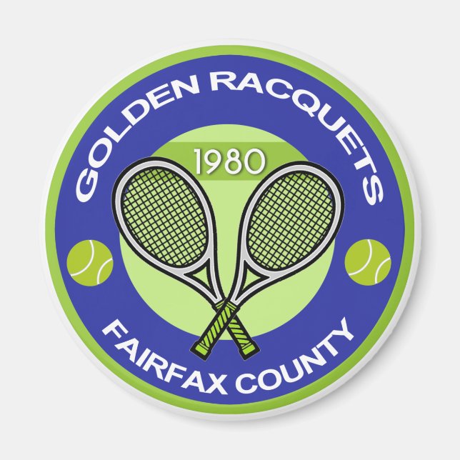 Golden Racquets Magnet (Framsidan)