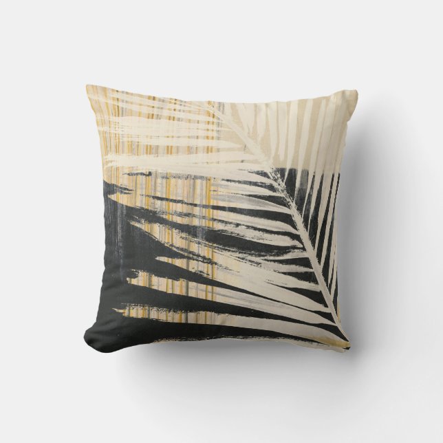 Golden Raffia - Handflatan Fronds Kudde (Framsida)