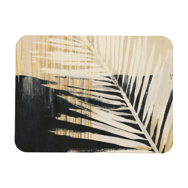 Golden Raffia - Handflatan Fronds Magnet (Horisontell)