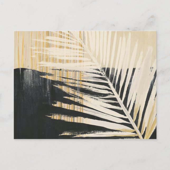 Golden Raffia - Handflatan Fronds Vykort (Framsida)