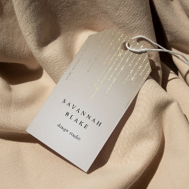 Golden Rain Anpassningsbar Business eller Boutique Presentetikett