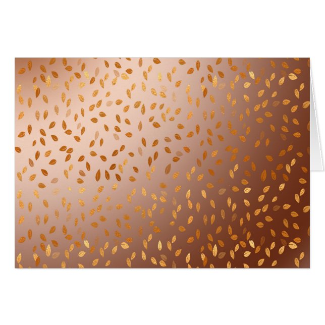 Golden rain hälsningskort (Framsidan Horizontal)