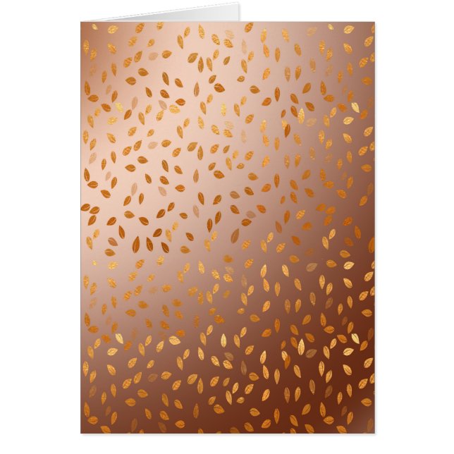 Golden rain hälsningskort (Framsidan)