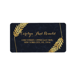 Golden Ram flottan bak Adressetikett