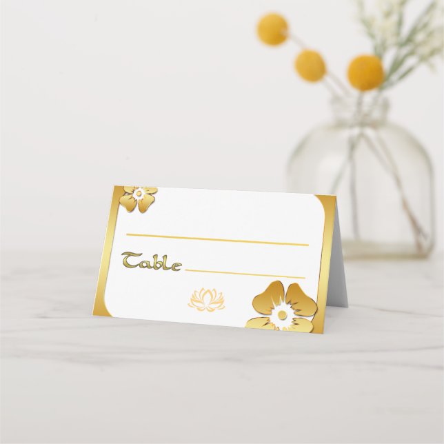 Golden ram placeringskort (Framsida)