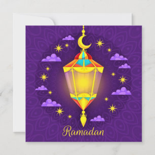 Golden Ramadan Kareem Julkort