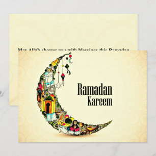 Golden Ramadan Kareem Julkort