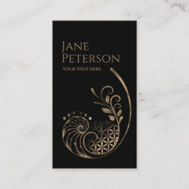 Golden Ratio - Livslängd - Helig Geometri Visitkort