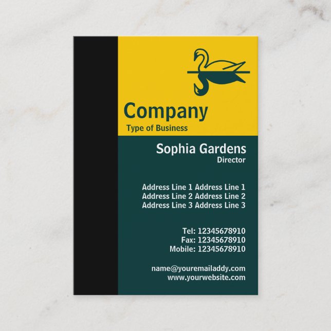 Golden Ratio-Lodrät 01 Visitkort (Framsida)