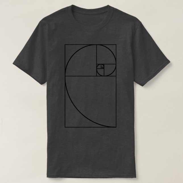 Golden Ratio Transparent T Shirt (Design framsida)