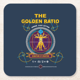 Golden Ratio Underlägg Papper Kvadrat