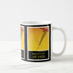 Golden Ray Luft Union Kaffemugg