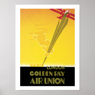 Golden Ray ~ Luft Union Poster