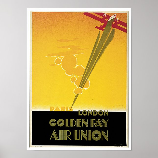 Golden Ray Luft Union Poster (Framsidan)