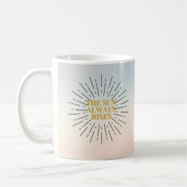 Golden Rays of Hope - Sol stiger alltid Kaffemugg