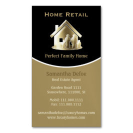 Golden Real Gods Agent Perfekt Home Visitkortmagnet