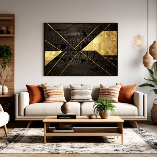 Golden Rebirth: Elegant Art from Chaos Poster (Skapare uppladdad)