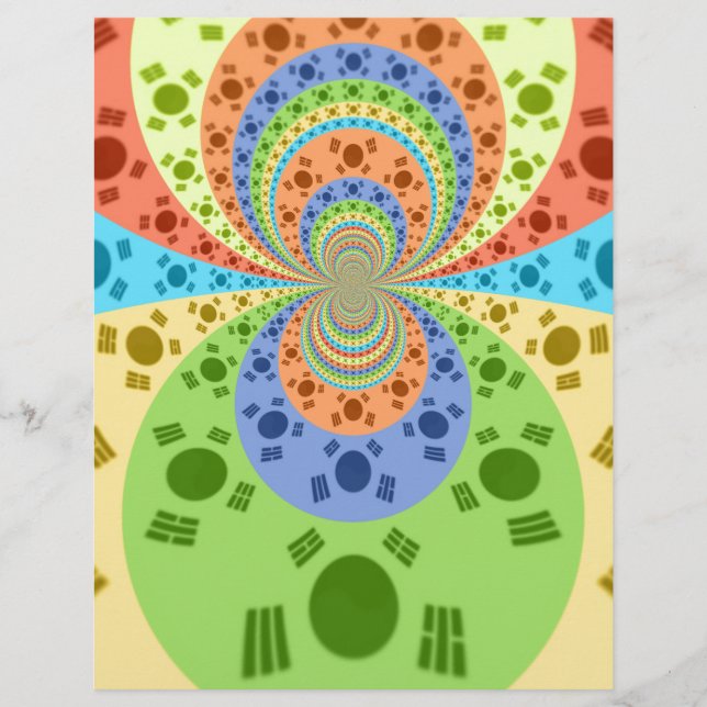 Golden Red African Traditional Färg (Framsida)