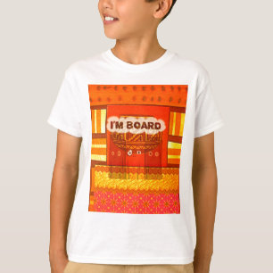 Golden Red African Traditional Färg Roligt är uttr T-shirt