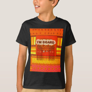 Golden Red African Traditional Färg Roligt är uttr Tee Shirt