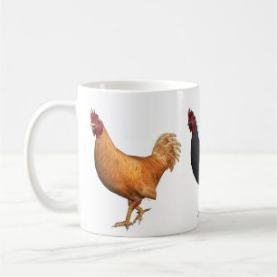 Golden Red and Black Tupp Kaffemugg
