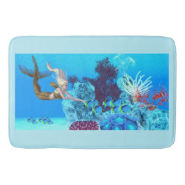 Golden Reef Sjöjungfru Badrumsmatta