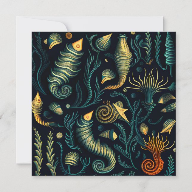 Golden Reefs Julkort (Framsida)