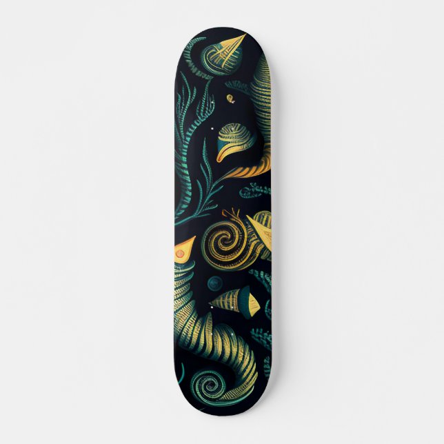 Golden Reefs Mini Skateboard Bräda 18,5 Cm (Framsida)