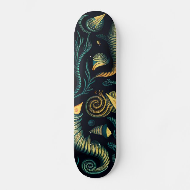 Golden Reefs Mini Skateboard Bräda 18,5 Cm (Framsida)