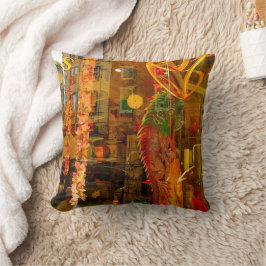 Golden-reflektioner på Philadelphias gator Kudde