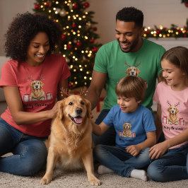 Golden Reindeer T Shirt