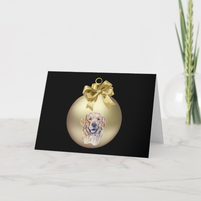 Golden Retricher Helgkort (Framsida)