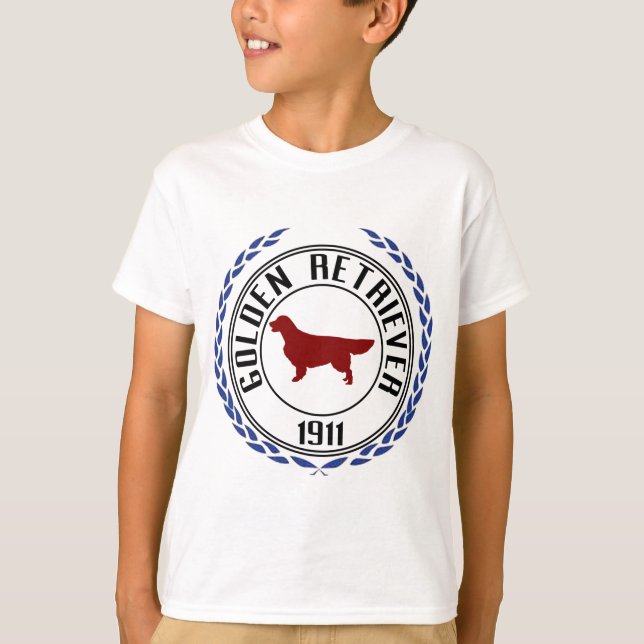 Golden Retricher T-shirt (Framsida)