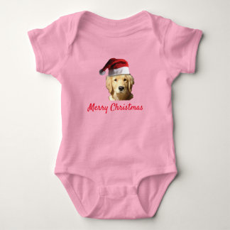 Golden Retrieve med Jultomten Hat för Chri T Shirt