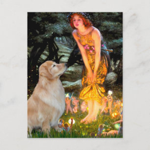 Golden Retriever 11 - Mid Kväll Vykort