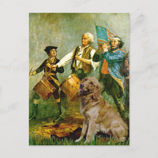 Golden Retriever 1 - Andens kraft från -76 Vykort (Framsida)