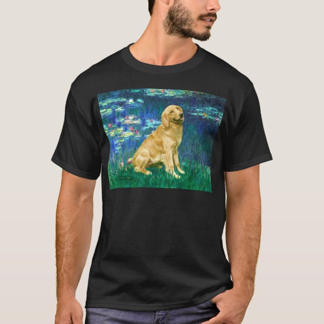 Golden Retriever 1 - Lilies 5 Tee (Framsida)