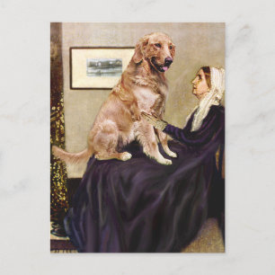 Golden Retriever 1 - Whistlers Mor Vykort