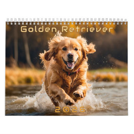 Golden Retriever 2026-kalender Kalender