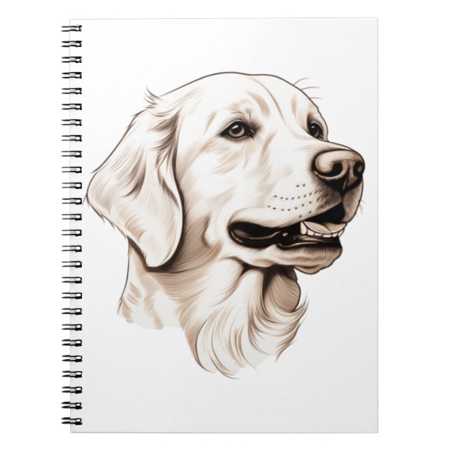 Golden Retriever 2 Anteckningsbok (Framsidan)