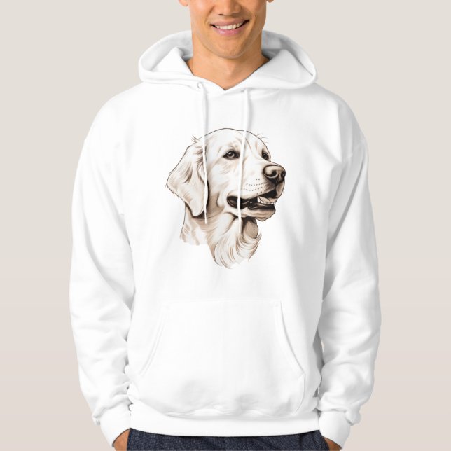 Golden Retriever 2 Hoodie (Framsida)