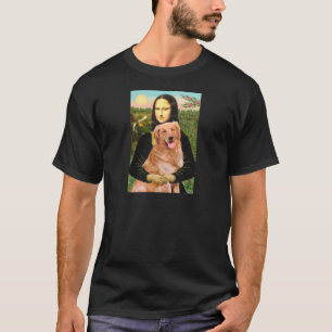 Golden Retriever 2 - Mona Lisa T Shirt