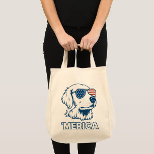 Golden Retriever 4:e juli Merica Tygkasse