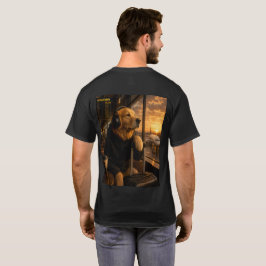 Golden Retriever Airport Resenär T-Shirt