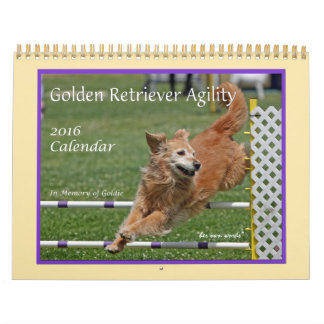 Golden Retriever-algitetskalender Kalender