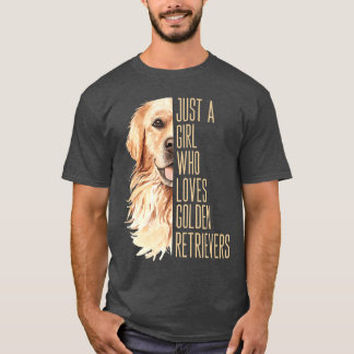 Golden Retriever-älskar-design för hundentusiaster T Shirt