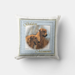 Golden Retriever Älskare Art Gifts Kudde