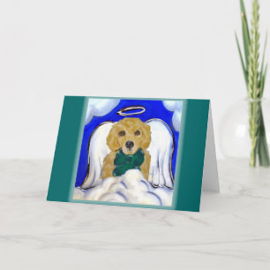 Golden Retriever Angel Kort