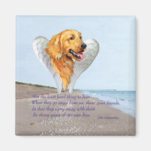 Golden Retriever Ängel Magnet