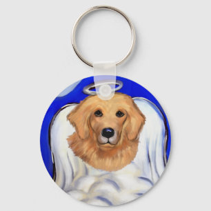 Golden Retriever Angel Nyckelring